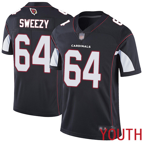 Arizona Cardinals Limited Black Youth J.R. Sweezy Alternate Jersey NFL Football 64 Vapor Untouchable